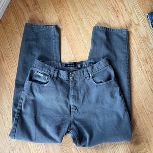 Calvin Klein MENS LT. GRAY 33x32 medium wash jeans